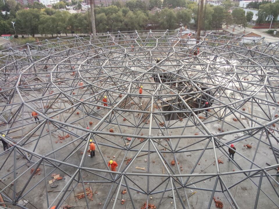 赤壁全民健身中心网架